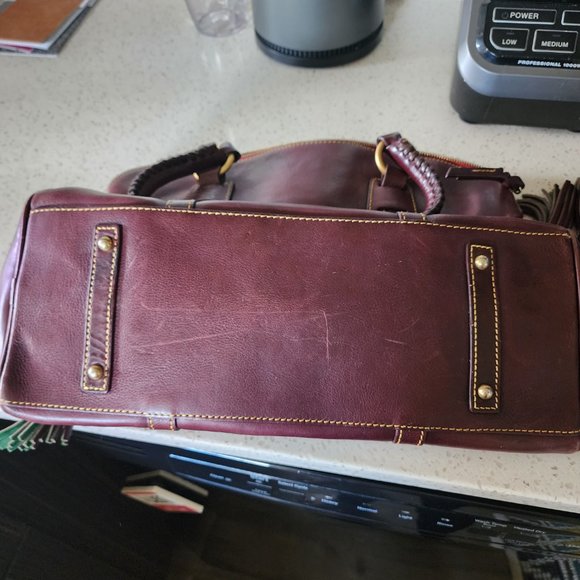 Dooney Burgundy handbag - Picture 5 of 5